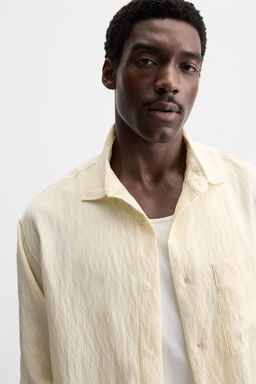 STRIPED TEXTURED SHIRT - Zara фото 5