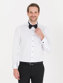 Beyaz Slim Fit Smokin G_mlek