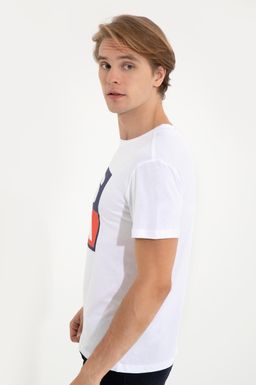 U. S. Polo Assn Мужская белая футболка с круглым вырезом - U.s. polo assn фото 5