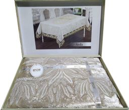 Скатерть EFOR ARDA 160*220 прямоугольная капучино