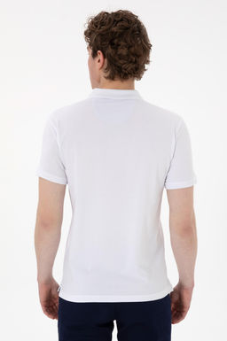 Erkek Slim Fit Polo Yaka Beyaz Basic Ti__rt Sepette S_rpriz _ndirim - U.s. polo assn фото 5