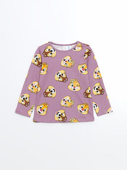 Chip and Dale Bask?l? K?z Bebek Pijama ?st