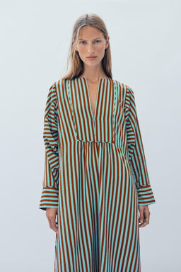 VESTIDO KAFT?N RAYAS LIMITED EDITION / rayas - Zara фото 2