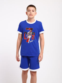 Пижама "Футбол" синий