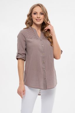 Рубашка М-479капучино