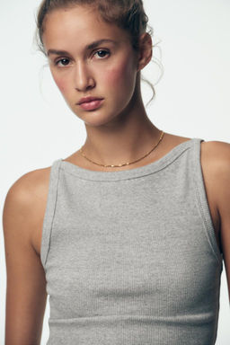 RIBBED HALTER TOP - Zara фото 3