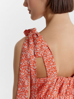 Топ женский с цветочным принтом - Mark formelle фото 5