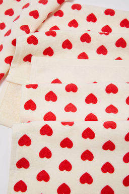 3lu Kalp Bask?l? 30x50 Mutfak Havlusu&Kurulama Bezi TPHAW26SM00001 - Trendyolmilla фото 3