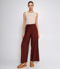 Брюки #ОКТ115007, шоколадный