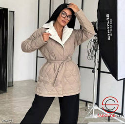 куртка женская с поясом в комплекте