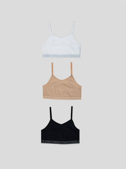 Топ бюстье для девочек в наборе, 3 шт