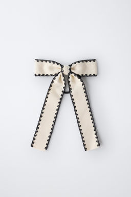 COLETERO LAZO BORDES CONTRASTE / Crudo - Zara фото 4