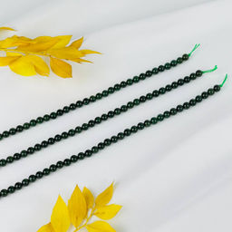 Бусины для украшений из Нефрита (65 бусин) 39 см