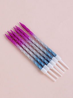 Цена за 2 шт. Свечи для торта Высокая спираль, 6 шт. - Страна карнавалия фото 3