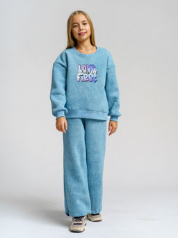 983Д Костюм детский "Голубой/винтаж"