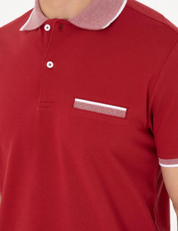 Nar _i_e_i Slim Fit %100 Pamuk D__meli Polo Yaka Ti__rt