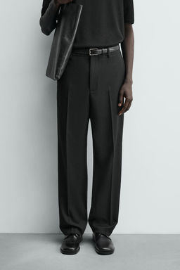 PANTAL?N STRAIGHT FIT CONFORT / Negro - Zara фото 10