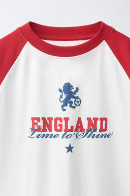 CAMISETA ESTAMPADO ENGLAND FIFA WORLD CUP  2026 / Blanco