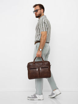 Портфель 1795-01 coffee Jeep