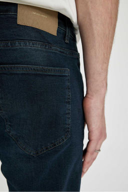 Pedro Slim Fit Джинсовые брюки узкого кроя с нормальной талией и узкими штанинами - Defacto фото 7