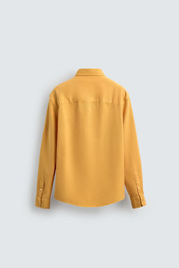 LYOCELL/COTTON SHIRT WITH POCKETS - Zara фото 8
