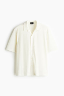 Camisa resort de malla Loose Fit