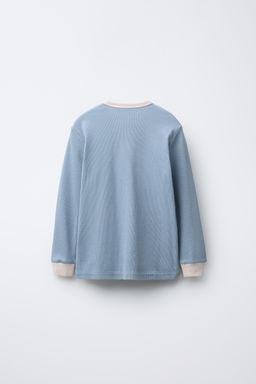 6-14 YEARS/CONTRAST RIBBED PYJAMAS - Zara фото 3