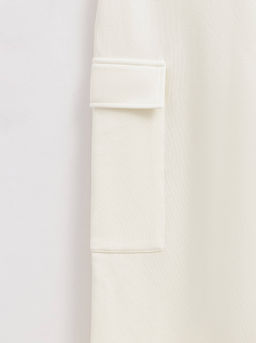 CONTE Брюки из футера с накладными карманами LBK 2584 off-white - Conte elegant фото 8