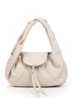 LACCOMA сумка АУ4748-светло-серый натуральная кожа