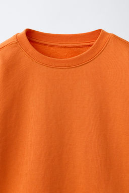SUDADERA LISA / Naranja - Zara фото 4