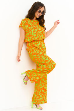 Костюм Magia mody 2272 оранжевый+ салатовый