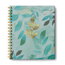 "Светоч" ТЕТ96-003 Тетрадь общая с пластик. обложкой с тисн. золотой фольгой, цвет. запечат. титульн.лист, 400 мкм., A5 96 л. на гребне 65 г/кв.м , белизна 100 % 4 шт. клетка 01535 Зелёные мечты