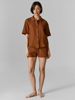 Костюм домашний женский коричневый