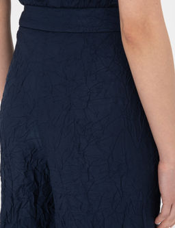 Lacivert Loose Fit Pantolon
