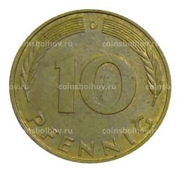 10 пфеннигов 1989 года D Германия