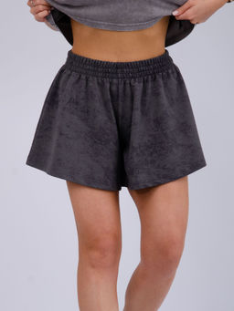 Шорты Лолита, футер с лайкрой - Малина фото 62