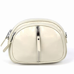 Женская кожаная овальная сумка кросс-боди 0103-10 - Cidirro фото 2