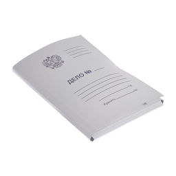 Набор папок для бумаги с завязками Calligrata Герб, 300 г/м2, картон немелованный, до 200 листов, 10 штук  фото 2