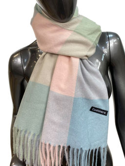 Мягкий палантин из кашемира, мультицвет - Greta фото 25