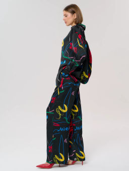 Брюки женские 12421-36028 multicolor - Eleganzza фото 9