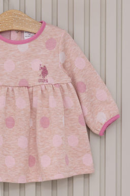 K_z Bebek Pembe Elbise 2li Tak_m Sepette S_rpriz _ndirim - U.s. polo assn фото 3