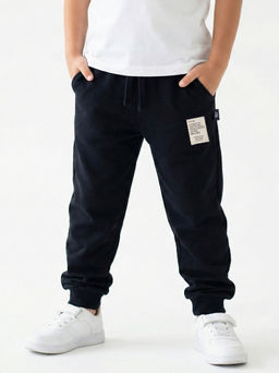 Брюки для мальчика штаны спортивные 22-0507 черный