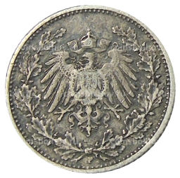 1/2 марки 1905 года F Германия