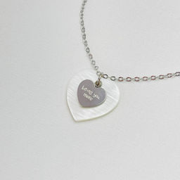 Кулон на цепочке из Перламутра 42 см +