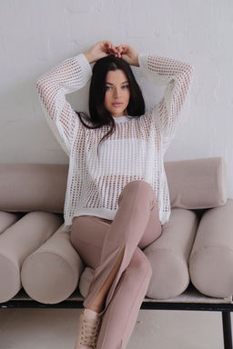 Martichelli Джемпер-сеть белый фото 29