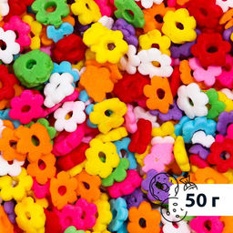 Кондитерская посыпка Цветочное утро, многоцветная, 50 г