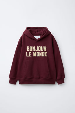 FLOCK PRINT HOODIE
