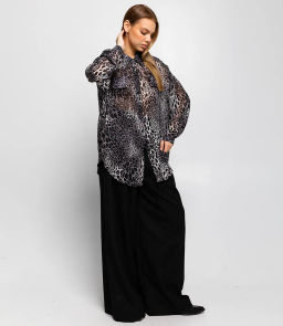 Рубашка #КТ6007 (2), серый,чёрный