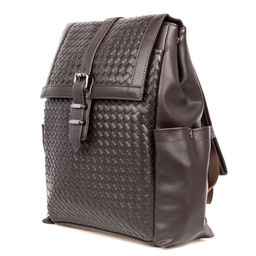 1258 brown, мужской рюкзак из экокожи Barcelo Biagi