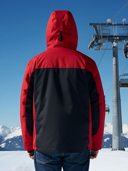 Горнолыжная куртка мужская зимняя красного цвета 7616Kr - Mtforce фото 23